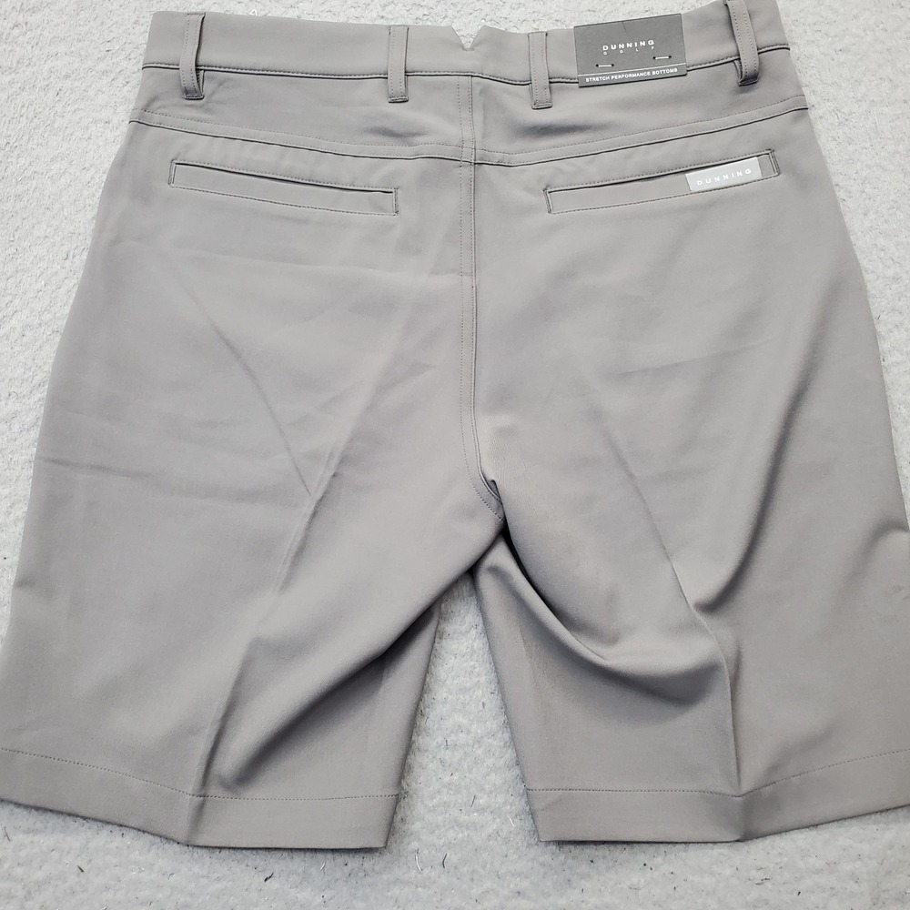 Dunning Golf Shorts Mens 30 Gray Player Fit Woven Performance Stretch D7S22H623